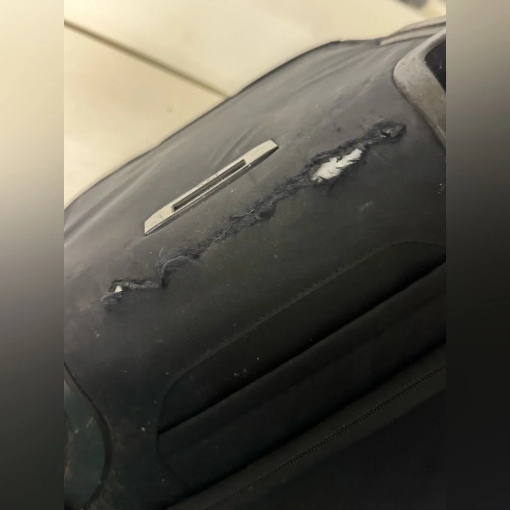 TUMI Black Rolling Soft-case Carry-On Suitcase